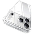 CASEKOO for iPhone 18 Pro Max / 17 Pro Max Case PC + TPU Clear Anti-Yellowing Phone Cover - Transparent