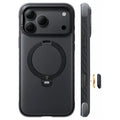 TORRAS Ostand Q3 Rugged Series for iPhone 18 Pro Max / 17 Pro Max Magnetic Case Rotating Kickstand TPU + PC Phone Cover - Black