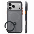 TORRAS Ostand Q3 Air Series For iPhone 18 Pro Max / 17 Pro Max Case Compatible with MagSafe Shockproof PC + TPU Phone Cover with Kickstand - Black
