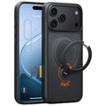 TORRAS Ostand Q3 Spin Series For iPhone 18 Pro Max / 17 Pro Max Case Magnetic Rotating Kickstand PC + TPU Phone Cover - Black