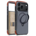 TORRAS Ostand Q3 Air Pro Series for iPhone 18 Pro Max / 17 Pro Max Magnetic Case Rotating Kickstand Shockproof PC + TPU Phone Cover - Black