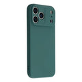 For iPhone 18 Pro Max / 17 Pro Max Case TPU Back Soft Anti-Scratch Fiber Lining Phone Cover - Army Green