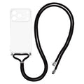 For iPhone 18 Pro Max  /  17 Pro Max Case Reinforced Corner TPU Clear Phone Cover with Lanyard