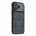 For iPhone 18 Pro Max / 17 Pro Max Case Compatible with MagSafe Triple Vented Cooling PC+TPU Phone Cover  - Black