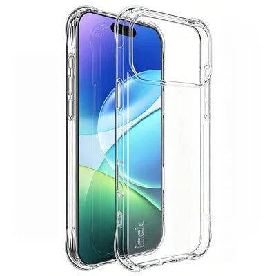 IMAK for iPhone 18 Pro Max / 17 Pro Max Case TPU Phone Cover Airbag Shockproof Protection - Transparent