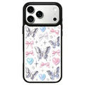 For iPhone 18 Pro Max / 17 Pro Max Magnetic Case UV Printed Aesthetic Pattern PC + Silicone Protective Phone Cover - ZX0098