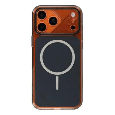 For iPhone 18 Pro Max / 17 Pro Max Magnetic Case Scratch-Resistant TPU + PC Phone Cover - Black