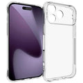  WANLONFENG for iPhone 18 Pro Max TM Series Clear TPU Case 2.0mm Phone Back Cover - Transparent