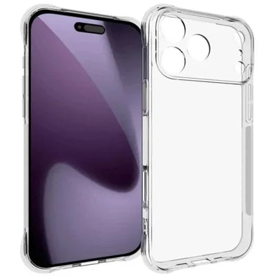  WANLONFENG for iPhone 18 Pro Max TM Series Clear TPU Case 2.0mm Phone Back Cover - Transparent
