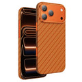 KEEPHONE ROBIN ARAMID Series for iPhone 18 Pro Max / 17 Pro Max Magnetic Case 1500D Weave Aramid Fiber Slim Protective Cover - Coral Orange