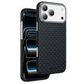 KEEPHONE PARIS ARAMID Series for iPhone 18 Pro Max / 17 Pro Max Magnetic Case 1500D Aramid Fiber Shockproof Phone Cover - Deep Blue