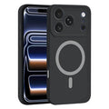Bulk Purchasing Magnetic Case For iPhone 18 Pro Max  /  17 Pro Max Solid Color Precise Cutouts Soft TPU Phone Cover - Black