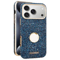 RIMEMAX R47 for iPhone 18 Pro Max / 17 Pro Max Magnetic Case PC + TPU Glitter Phone Cover - Blue