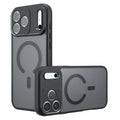 For iPhone 18 Pro Max / 17 Pro Max Case Compatible with MagSafe TPU + PC Hybrid Matte Finish Phone Cover - Black