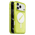 AULUMU for iPhone 18 Pro Max  /  17 Pro Max Magnetic Case Shockproof PC IML Luminous Phone Cover - Yellow Lemon