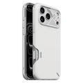AULUMU For iPhone 18 Pro Max / 17 Pro Max Shockproof Case PC + TPU Phone Cover with Aluminum Alloy Camera Frame - White