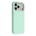 JAUCASE For iPhone 18 Pro Max / 17 Pro Max Case Compatible with MagSafe Metal Camera Frame Liquid Silicone Phone Cover - Green