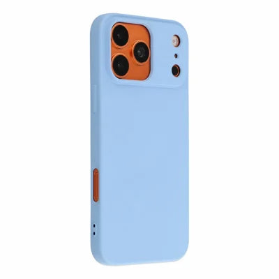 X-LEVEL for iPhone 18 Pro Max / 17 Pro Max Case Soft TPU Anti Scratch Fiber Lining Phone Cover - Baby Blue