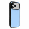 X-LEVEL For iPhone 18 Pro Max  /  17 Pro Max Magnetic Case PC + TPU + PU Phone Back Cover - Baby Blue