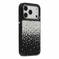 JAUCASE for iPhone 18 Pro Max / 17 Pro Max Case PC + TPU Gradient Rhinestone Phone Cover - Black