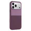 For iPhone 18 Pro Max / 17 Pro Max Magnetic Case Dual Color Polka Dot Anti-Slip TPU + PC Phone Cover - Purple