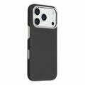 X-LEVEL for iPhone 18 Pro Max / 17 Pro Max Magnetic Case Carbon Nanofiber + Metal Lens Frame Phone Cover - Black