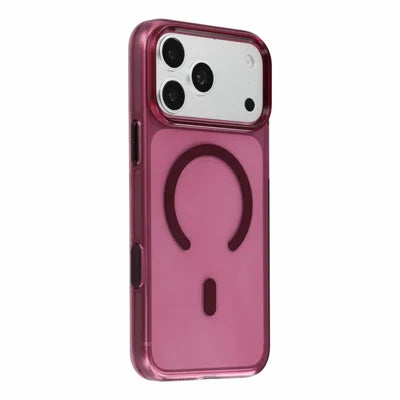 JAUCASE for iPhone 18 Pro Max / 17 Pro Max Magnetic Case Hard PC Shockproof Phone Cover with AI Camera Control - Transparent Purple