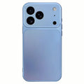 Soft Phone Case for iPhone 18 Pro Max  /  17 Pro Max Metallic Painted TPU + PC Mobile Back Cover - Blue