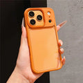 For iPhone 18 Pro Max / 17 Pro Max Case Anti-Drop TPU + PC Clear Phone Back Cover - Orange