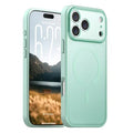 IPAKY For iPhone 18 Pro Max  /  17 Pro Max Magnetic Case Matte Semi Transparent PC + TPU  Shockproof Phone Cover - Green