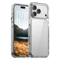 IPAKY For iPhone 18 Pro Max  /  17 Pro Max Clear Phone Case TPU + PC Slim Phone Back Cover - Transparent