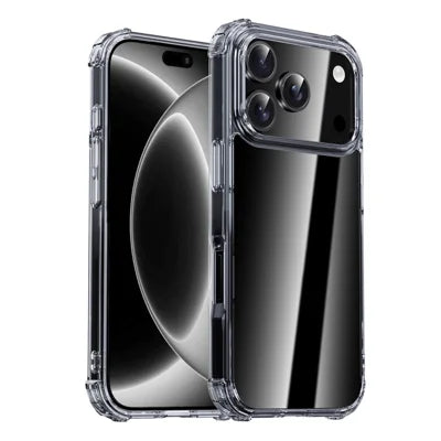 IPAKY For iPhone 18 Pro Max  /  17 Pro Max Case Four Corner Shockproof Clear Phone Back Cover - Transparent