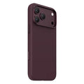 KEEPHONE ROSANA Series For iPhone 18 Pro Max  /  17 Pro Max Magnetic Case Liquid Silicone Shockproof Phone Cover - Burgundy