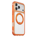 KEEPHONE MONICA AIRBAG PRO Series for iPhone 18 Pro Max / 17 Pro Max Magnetic Case with 360° Rotating Kickstand TPU + PC Protective Phone Cover - Cosmic Orange