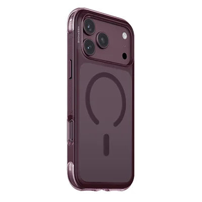 KEEPHONE MONICA AIRBAG Series for iPhone 18 Pro Max  /  17 Pro Max Magnetic Case Anti Drop Soft TPU + PC Phone Back Cover - Burgundy
