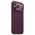 KEEPHONE PEEKABOO Series for iPhone 18 Pro Max  /  17 Pro Max Magnetic Case PU Leather TPU Shockproof Phone Back Cover - Burgundy
