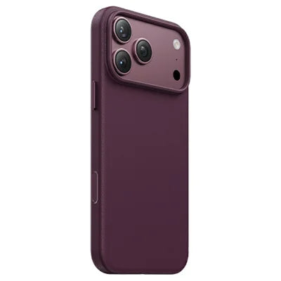 KEEPHONE PEEKABOO Series for iPhone 18 Pro Max  /  17 Pro Max Magnetic Case PU Leather TPU Shockproof Phone Back Cover - Burgundy