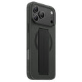 KEEPHONE MAGGRIP PRO Series for iPhone 18 Pro Max  /  17 Pro Max Magnetic Case Anti-Yellowing Matte PC + TPU Phone Cover with Flexible Silicone Band - Black
