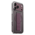 KEEPHONE STANTA Series for iPhone 18 Pro Max  /  17 Pro Max Magnetic Case PC + TPU Shockproof Phone Cover with PU Leather Wrist Band - Burgundy