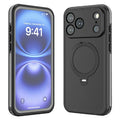REDPEPPER For iPhone 18 Pro Max / 17 Pro Max IP68 Waterproof Case Compatible with MagSafe Kickstand Phone Back Cover - Black