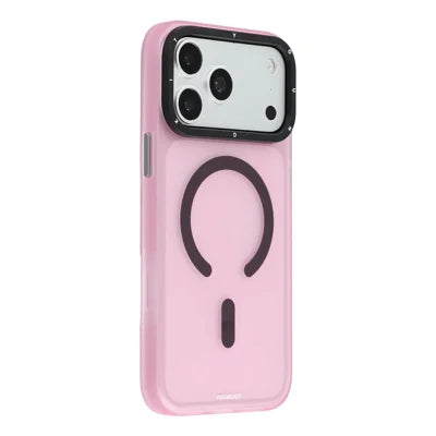 YOUNGKIT for iPhone 18 Pro Max / 17 Pro Max Magnetic Case PET TPU Matte Phone Cover - Cherry Red