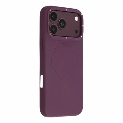 YOUNGKIT Morandi Series for iPhone 18 Pro Max / 17 Pro Max Magnetic Case Liquid Silicone PC Phone Cover - Cherry Red