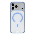 YOUNGKIT for iPhone 18 Pro Max / 17 Pro Max Clear Case Compatible with MagSafe Shockproof TPU PC Phone Back Cover - Baby Blue