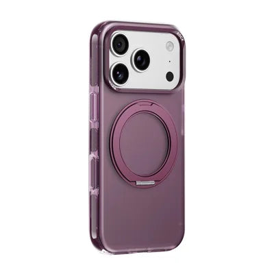 ROCK for iPhone 18 Pro Max / 17 Pro Max Case Rotating Magnetic Kickstand TPU + PC Shockproof Phone Cover with AI Button - Red