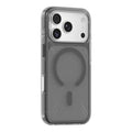 ROCK for iPhone 18 Pro Max / 17 Pro Max Magnetic Case Clear PC + TPU Dual-Layer Anti-Drop Phone Cover with AI Button - Black