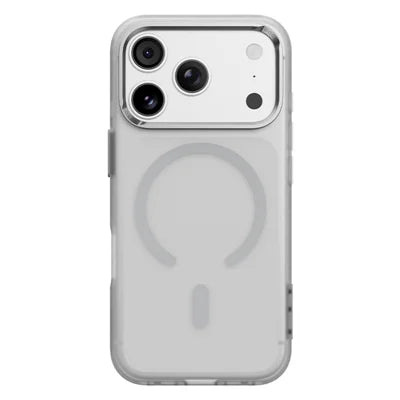 ROCK For iPhone 18 Pro Max / 17 Pro Max Case Compatible with MagSafe Metal Lens Frame TPU + PC Matte Phone Cover - Titanium Grey