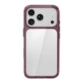 ROCK for iPhone 18 Pro Max / 17 Pro Max Case TPU+PC Clear Phone Back Cover - Red