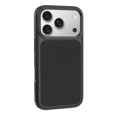 For iPhone 18 Pro Max  /  17 Pro Max Magnetic Case PU Leather + TPU + PC Shockproof Scratch-Resistant Phone Back Cover - Black