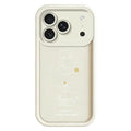 For iPhone 18 Pro Max TPU Case Little Cat Playing Pattern Printing Rubberized Anti-Slip Phone Cover - White