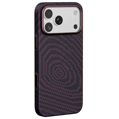 MOMAX SōMA Carbon For iPhone 18 Pro Max / 17 Pro Max Case 1500D Aramid Fiber Phone Cover Compatible with MagSafe - Red